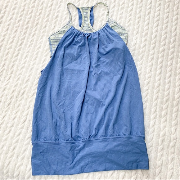 Lululemon No Limit Tank Top blue space dye size 4 - Picture 9 of 10
